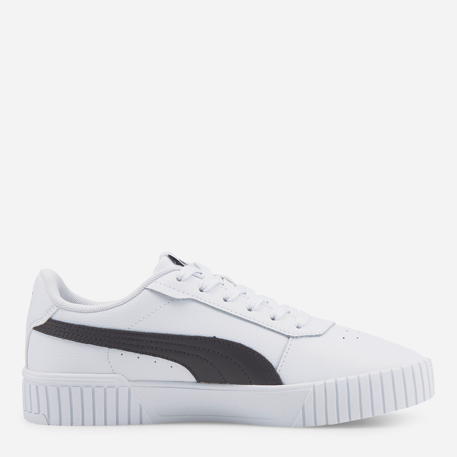 Акція на Жіночі кеди низькі Puma Carina 2.0 38584907 37.5 (4.5UK) 23.5 см Puma White-Puma Black-Puma Silver від Rozetka