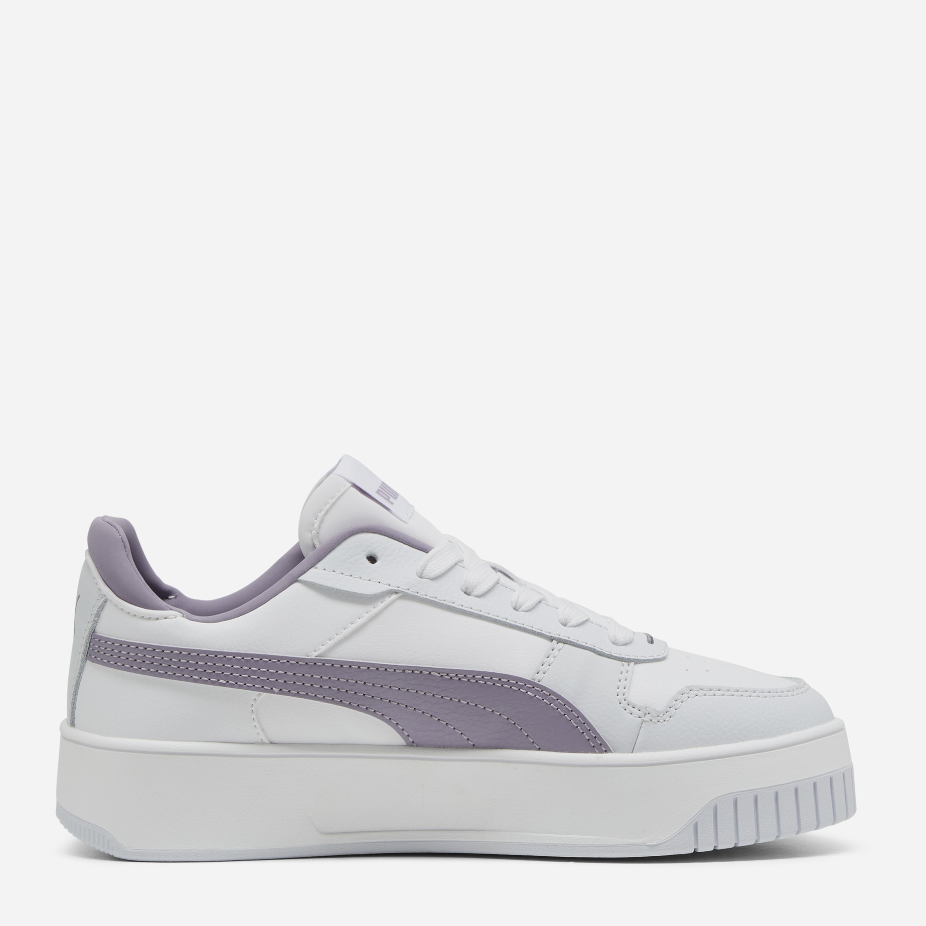 Акція на Жіночі кеди низькі Puma Carina Street 38939030 37 (4UK) 23 см Puma White-Pale Plum-Silver Mist від Rozetka