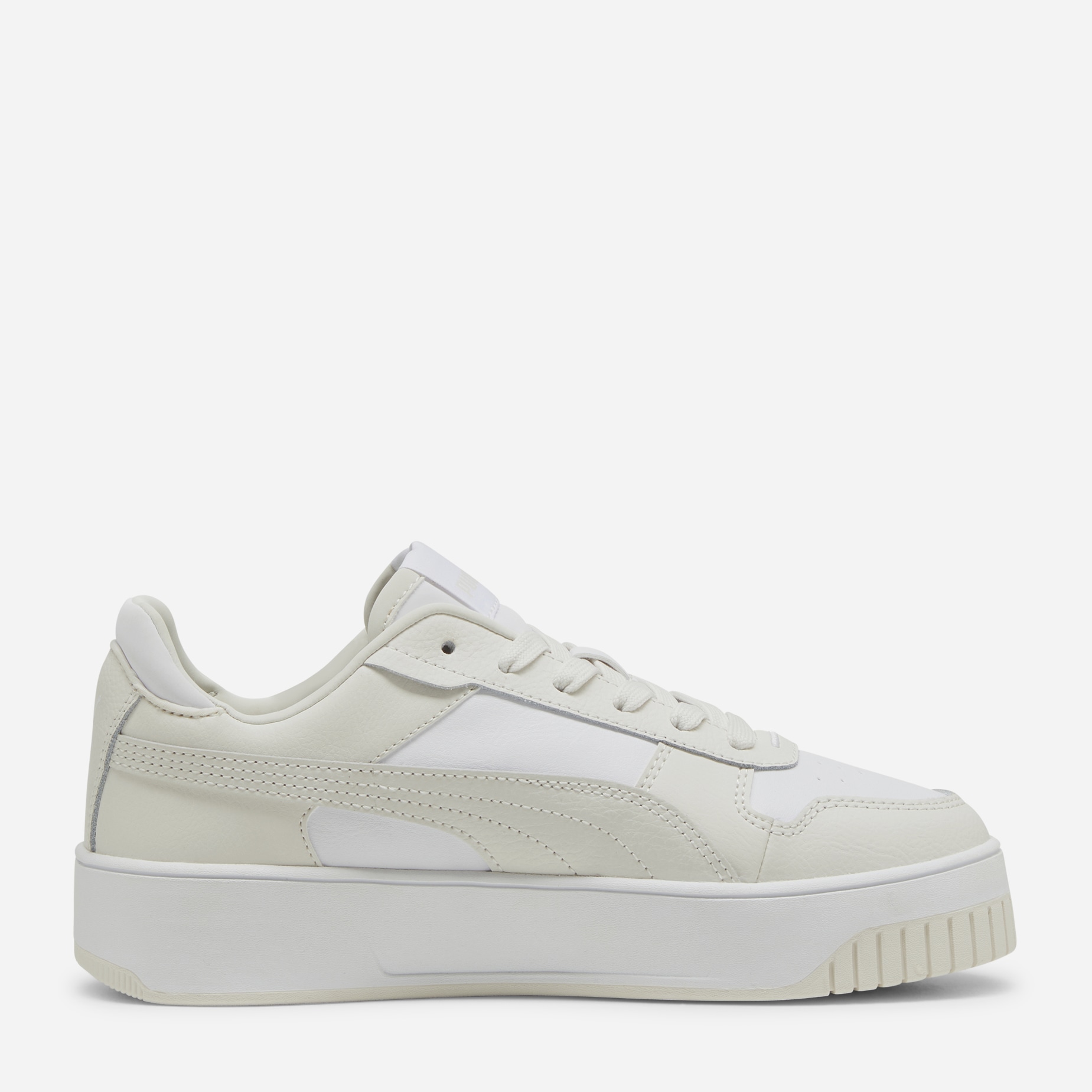 Акція на Жіночі кеди низькі Puma Carina Street 38939032 41 (7.5UK) 26.5 см Puma White-Vapor Gray від Rozetka