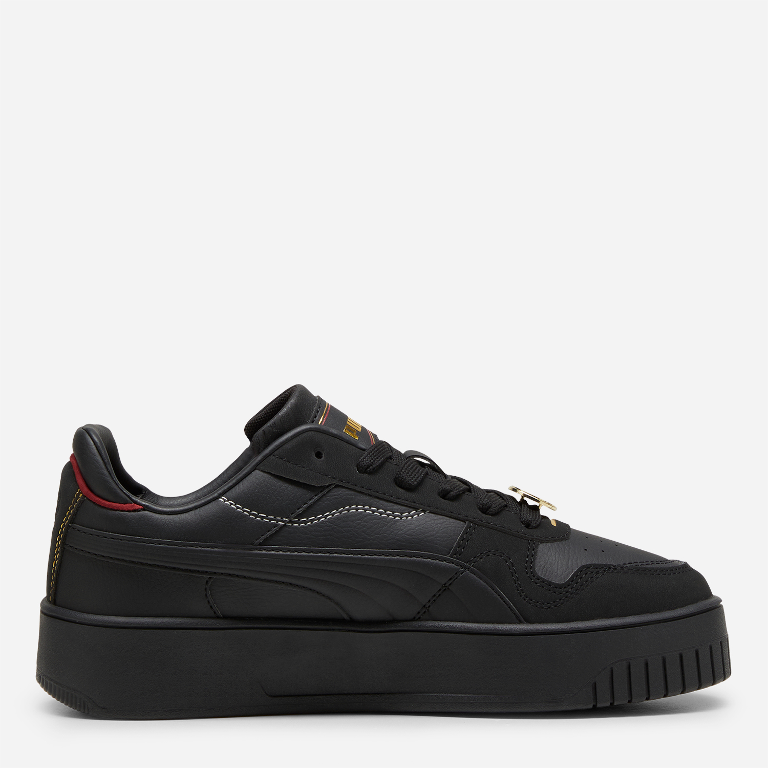 Акція на Жіночі кеди низькі Puma Carina Street Class Act 39748901 37 (4UK) 23 см Puma Black-Puma Black-Puma Gold від Rozetka