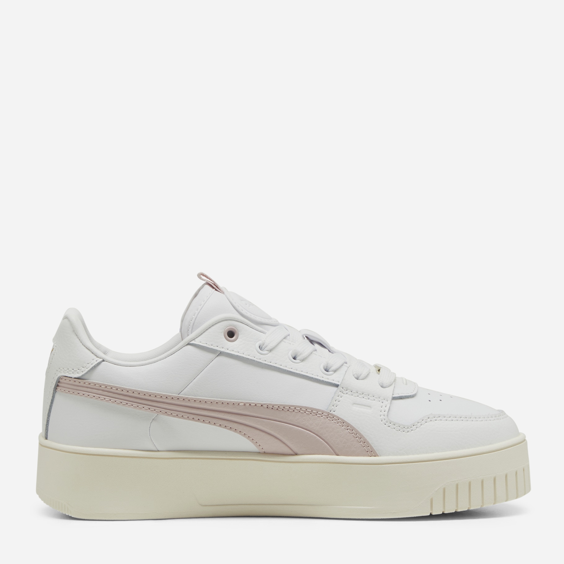 Акція на Жіночі кеди низькі Puma Carina Street Lux 39748704 36 (3.5UK) 22.5 см Puma White-Mauve Mist-Puma Gold від Rozetka