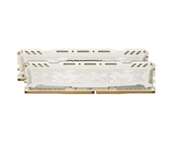 

Память Crucial 32 GB (2x16GB) DDR4 2400 MHz Ballistix Sport LT White (BLS2K16G4D240FSC)