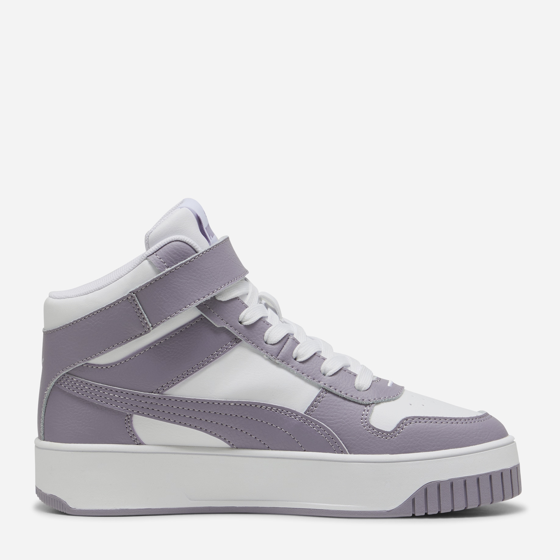 Акція на Жіночі кеди високі Puma Carina Street Mid 39233708 37.5 (4.5UK) 23.5 см Puma White-Pale Plum від Rozetka