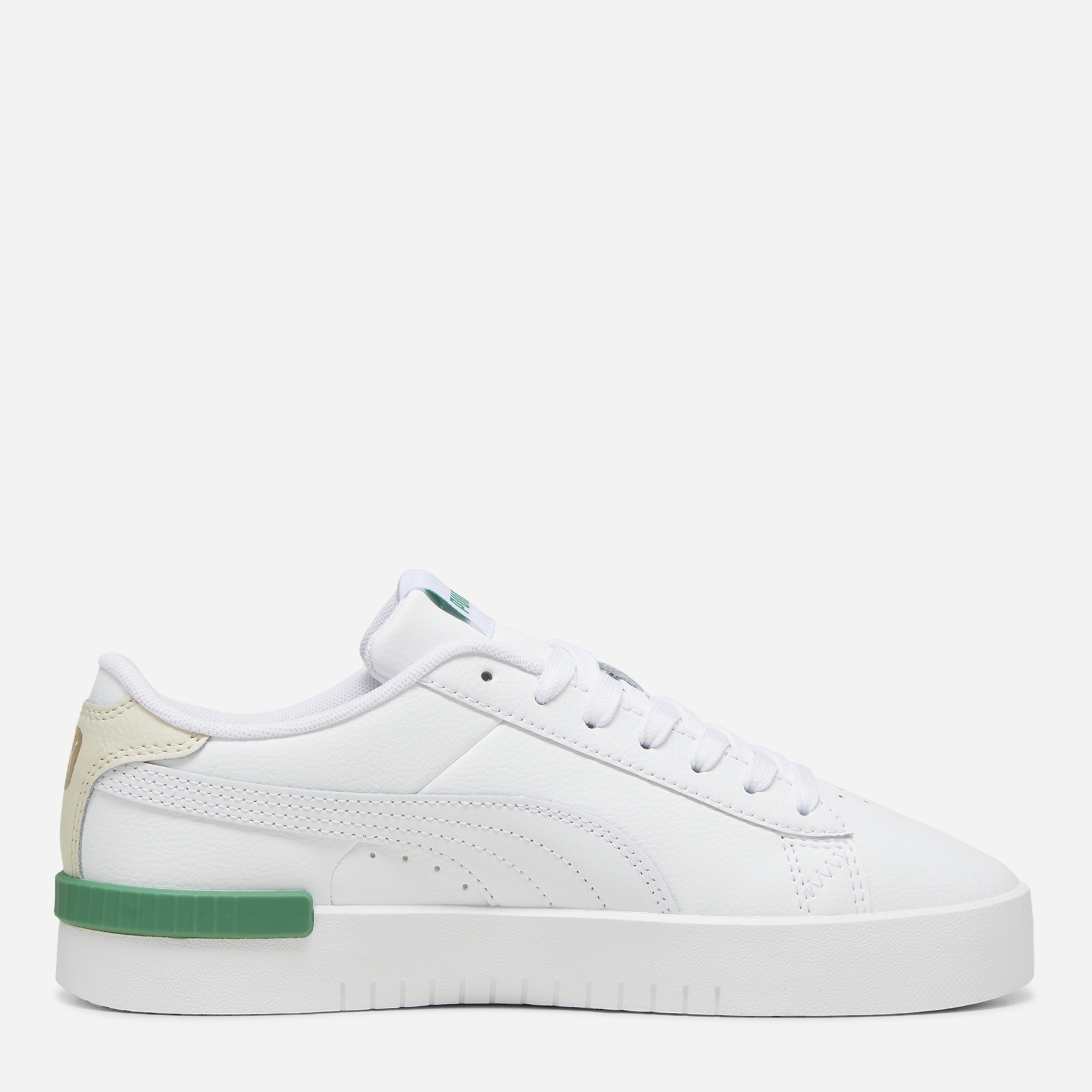 Акція на Жіночі кеди низькі Puma Jada Renew 38640125 36 (3.5UK) 22.5 см Puma White-Puma Gold-Archive Green від Rozetka