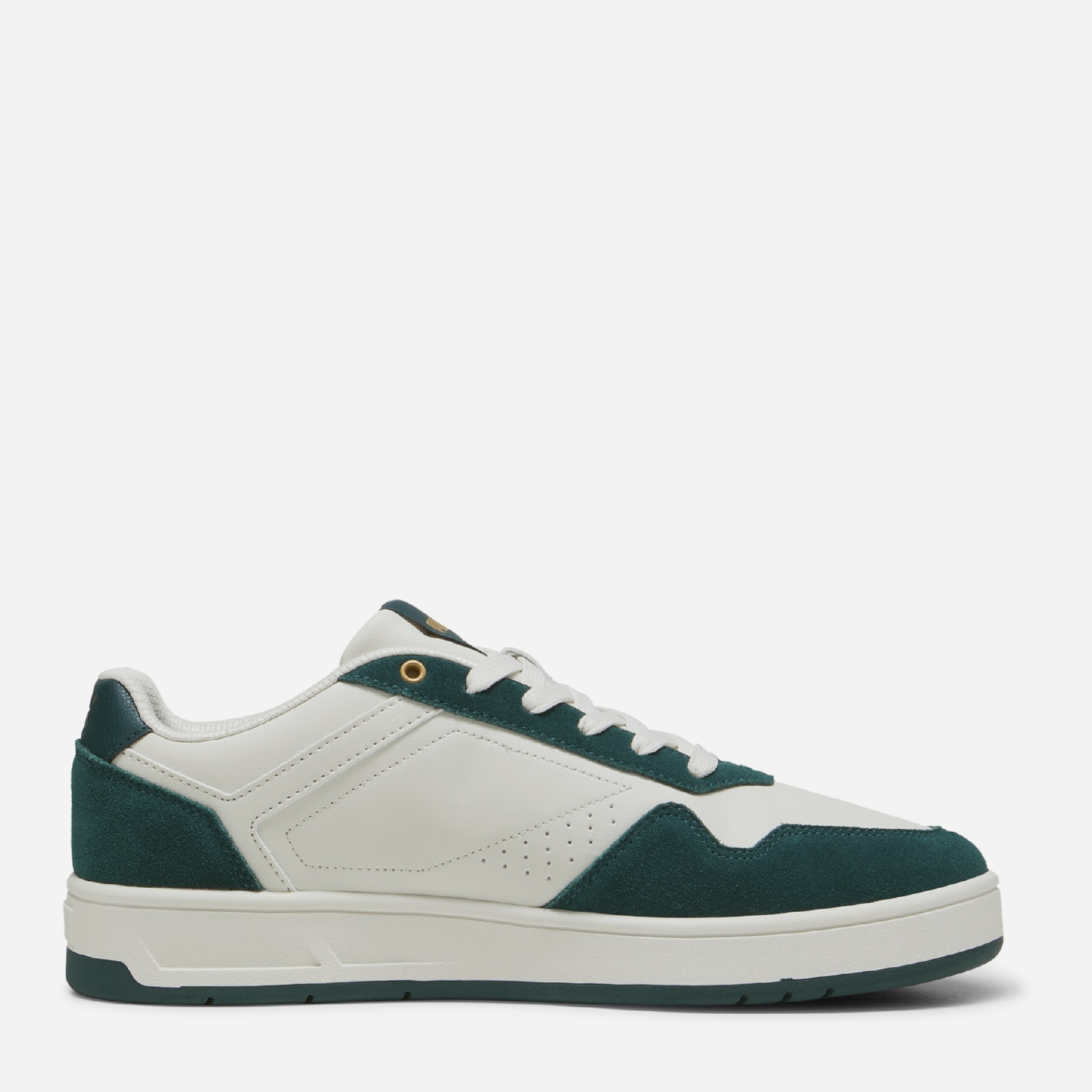 Акція на Чоловічі кеди низькі Puma Court Classic SD 39726406 41 (7.5UK) 26.5 см Vapor Gray-Dark Myrtle-Puma Gold від Rozetka