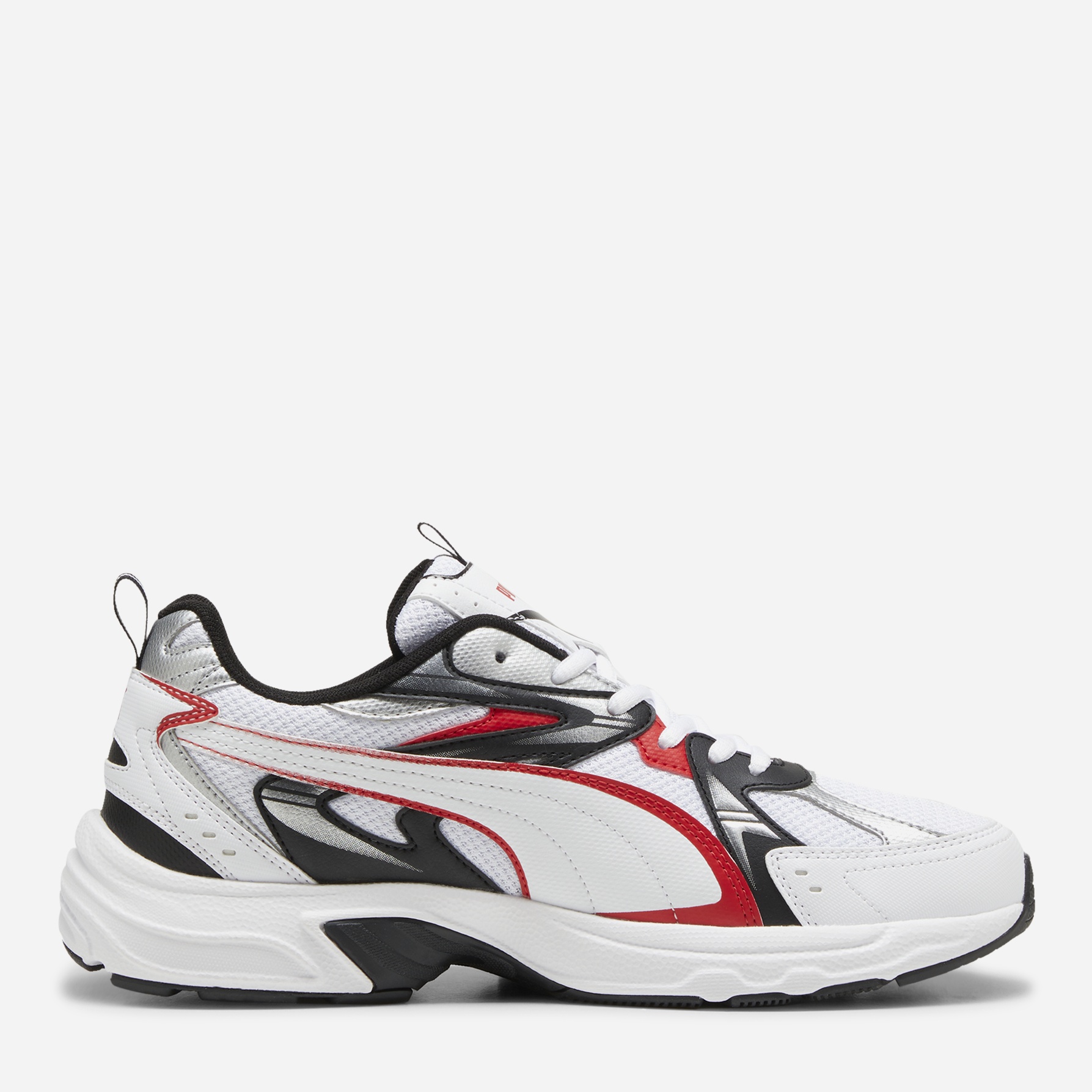 Акція на Чоловічі кросівки Puma Milenio Tech 39232208 41 (7.5UK) 26.5 см Puma White-Puma Black-For All Time Red від Rozetka