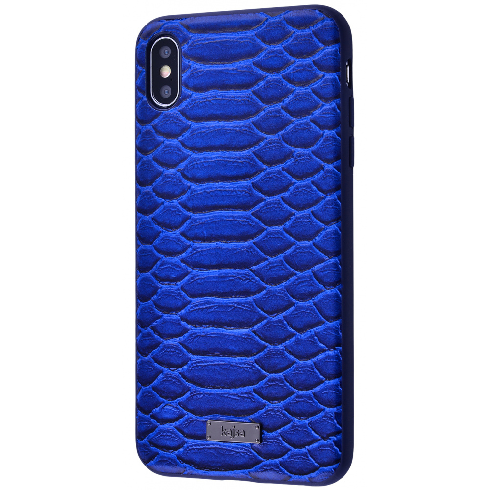 

Чехол для iPhone X / Xs Kajsa Snake Pattern синий