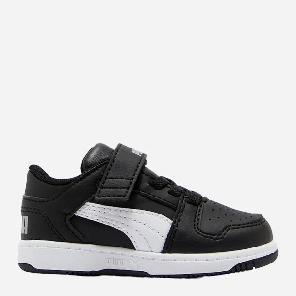 Акція на Підліткові кросівки для хлопчика Puma Rebound Layup Lo SL V PS 37049202 35 (2.5UK) Чорні від Rozetka