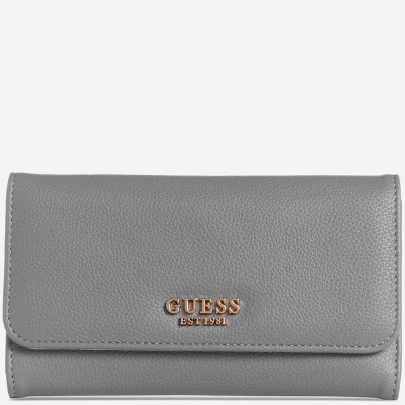 Акція на Гаманець жіночий зі штучної шкіри Guess 385300896 Сірий від Rozetka