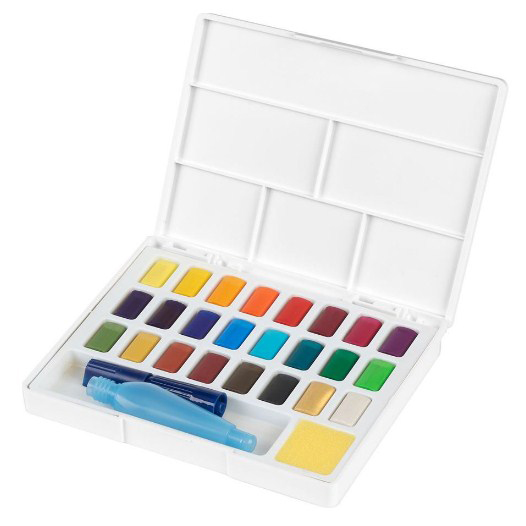 

Краски акварельные 24 цв. + кисть с резервуаром FABER-CASTELL (30757)