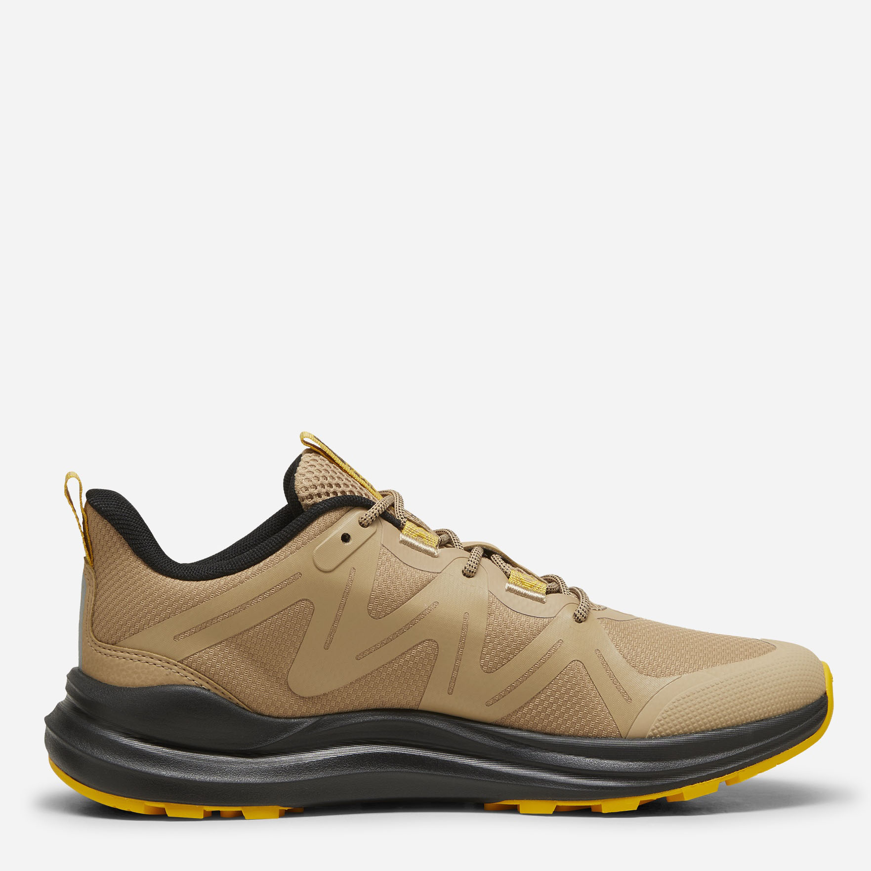 Акція на Чоловічі кросівки для бігу Puma Reflect Lite Trail 37944007 41 (7.5UK) 26.5 см Prairie Tan-Yellow Sizzle-Puma Black від Rozetka