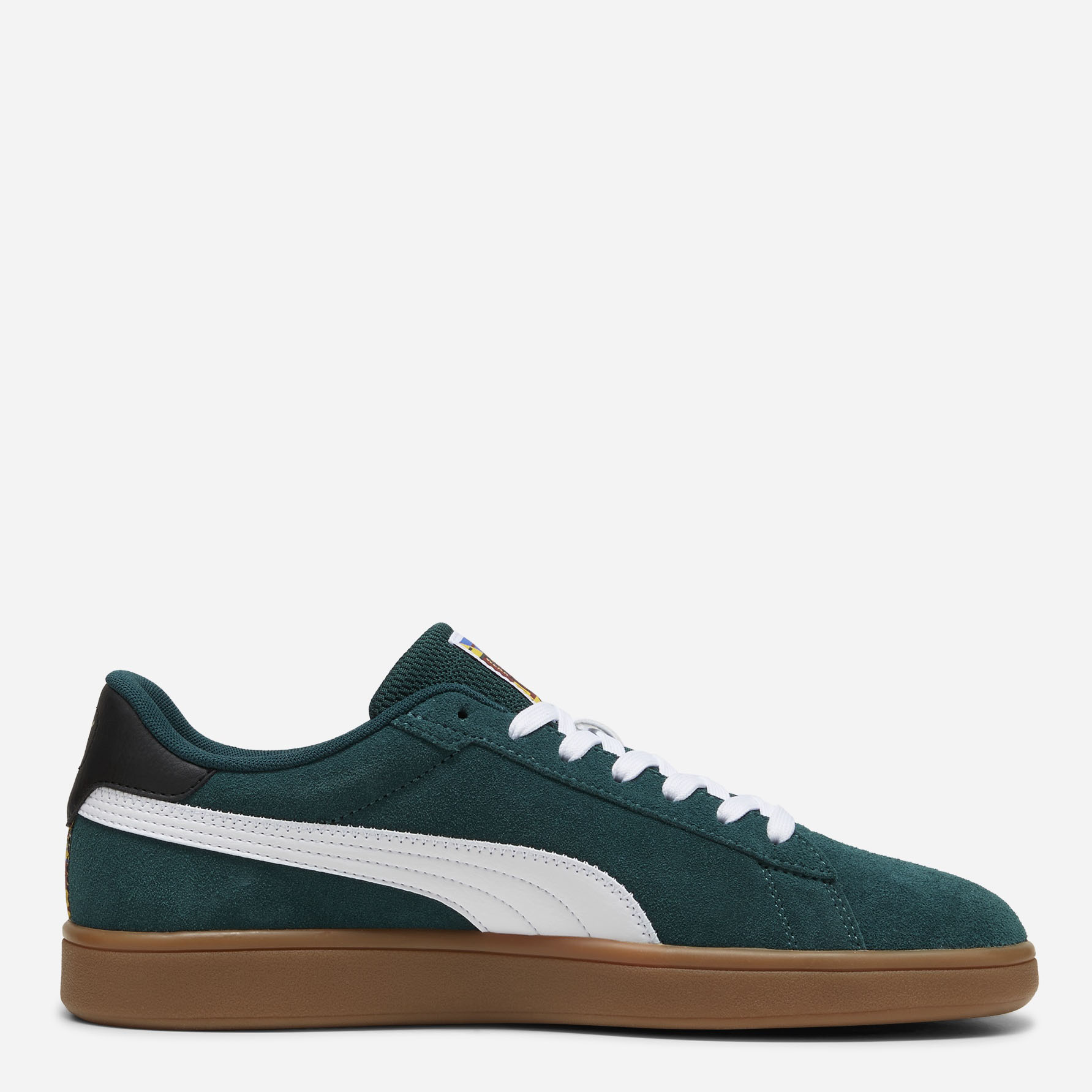 Акція на Чоловічі кеди низькі Puma Smash 3.0 39748401 41 (7.5UK) 26.5 см Dark Myrtle-Puma White-Gum від Rozetka