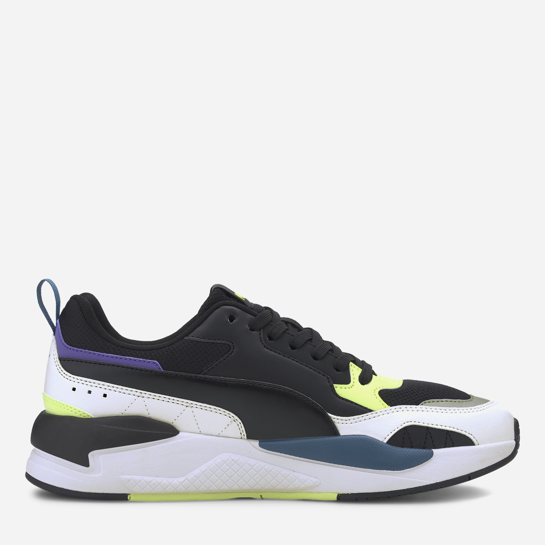 Акція на Чоловічі кросівки Puma X-Ray 2 Square 37310801 47 (12UK) 31 см Puma White-Puma Black-Fizzy Yellow-Digi-Blue-Ultra Violet від Rozetka