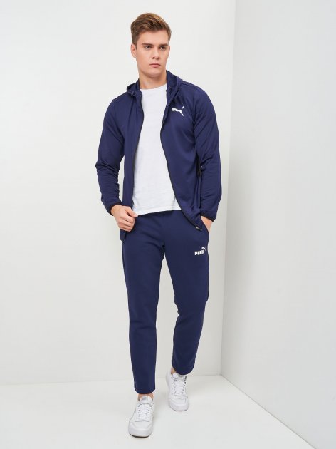 Акція на Спортивні штани чоловічі Puma ESS Logo Pants 58671806 S Peacoat від Rozetka