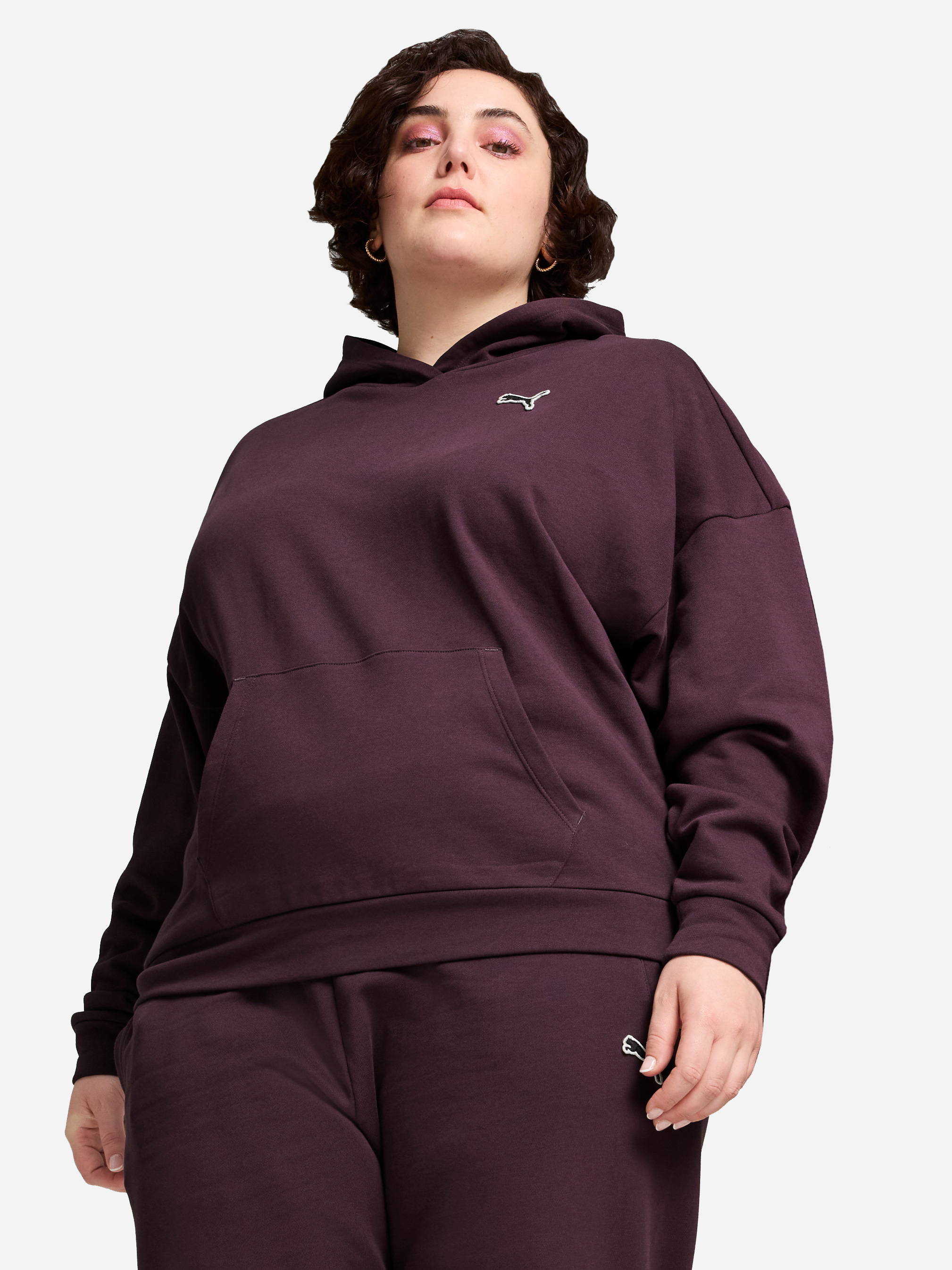 Акція на Худі тепле жіноче Puma Better Essentials Hoodie Fl 67680444 XS Фіолетове від Rozetka