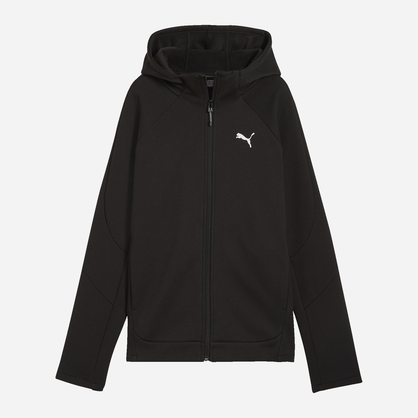 Акція на Толстовка на блискавці з капюшоном жіноча Puma Evostripe Full-Zip Hoodie 68167301 L Чорна від Rozetka