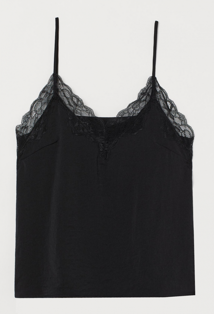 

Топ H&M 0700851001 S Черный 63381