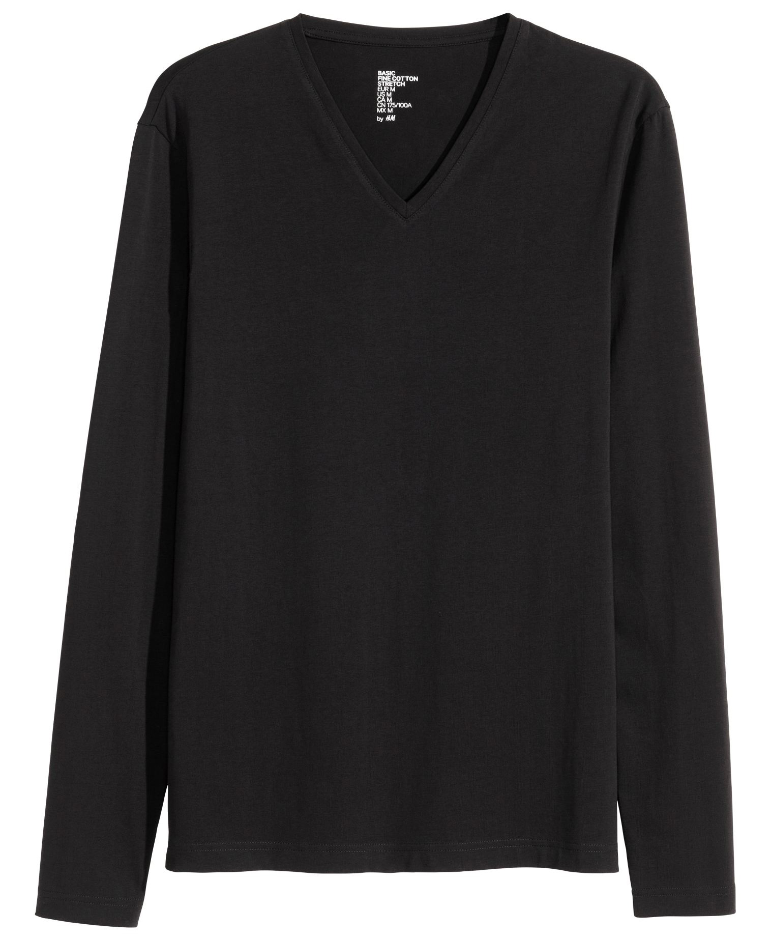 

Лонгслив H&M 2912-233672 S Черный