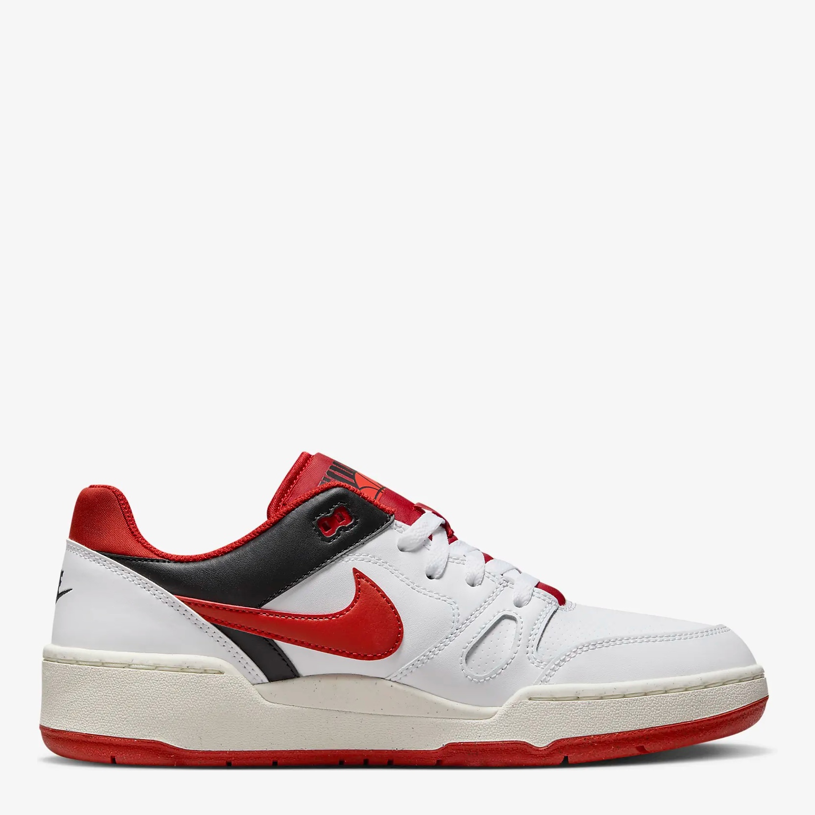 Акція на Чоловічі кеди низькі Nike Full Force Low FB1362-102 40 (7US) 25 см Білий/Червоний від Rozetka