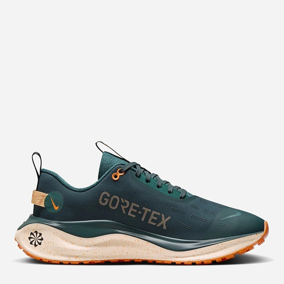 Акція на Чоловічі кросівки для бігу з Gore-Tex Nike Reactx Infinity Rn 4 Gtx FB2204-300 40.5 (7.5US) 25.5 см Темно-зелені від Rozetka