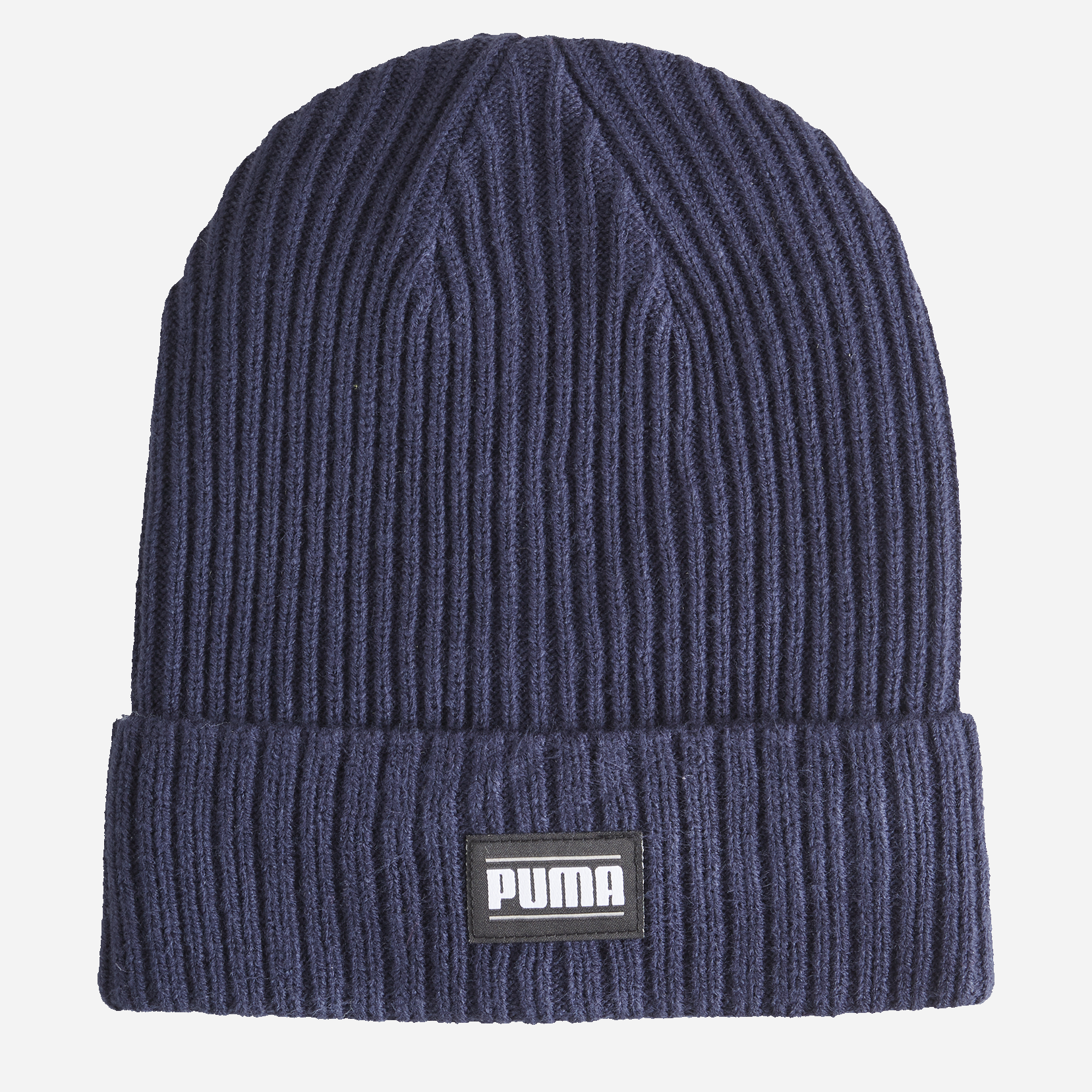 Акція на Шапка Puma Ribbed Classic Cuff Beanie 02403810 One size Синя від Rozetka