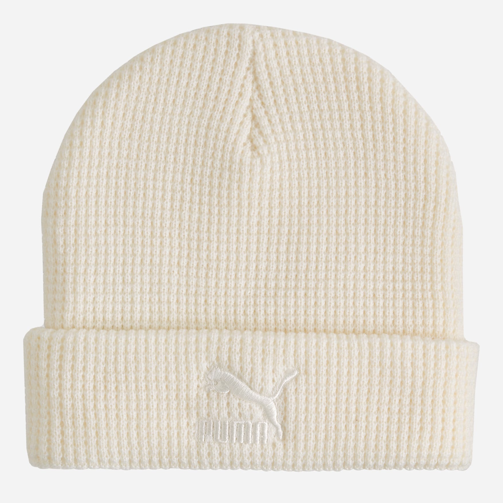 Акція на Шапка Puma Classics Mid Fit Beanie 02567702 One Size Молочна від Rozetka