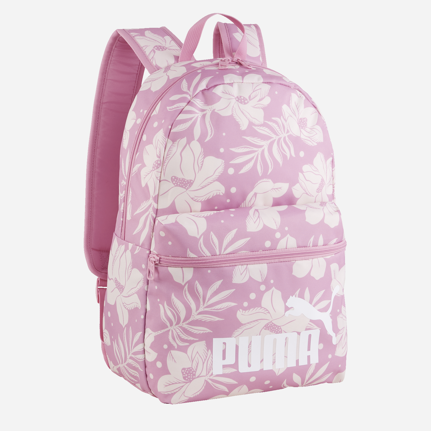 Акція на Рюкзак жіночий спортивний тканинний 22 л Puma Phase Aop Backpack 07994840 Рожевий від Rozetka