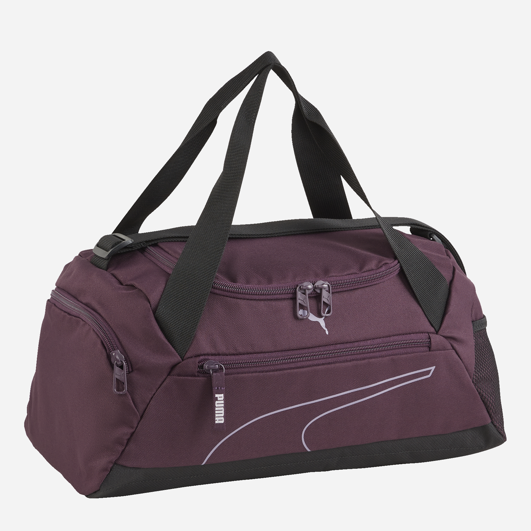 Акція на Спортивна сумка тканинна Puma Fundamentals Sports Bag Xs 09033206 Фіолетова від Rozetka