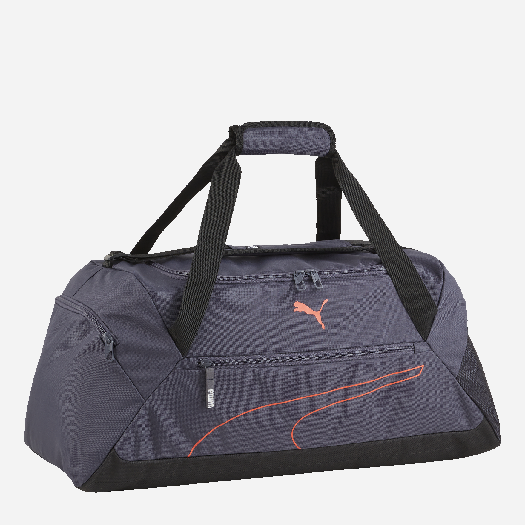 Акція на Спортивна сумка тканинна Puma Fundamentals Sports Bag M 09033304 Сіра від Rozetka