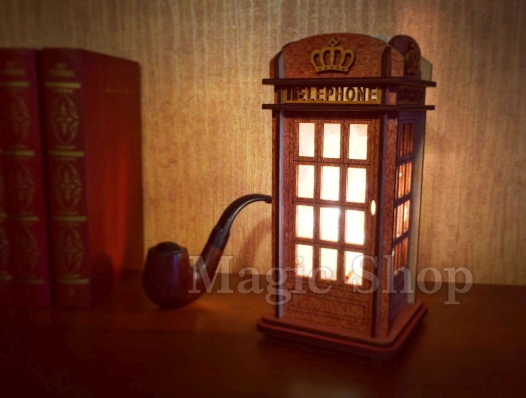 

Соляная лампа Телефонная будка, ночник HealthLamp