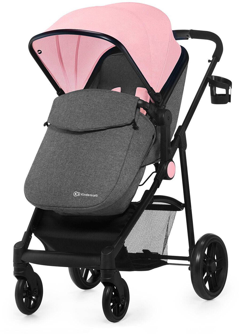 

Универсальная коляска 3 в 1 Kinderkraft Juli Pink (5902533911745)