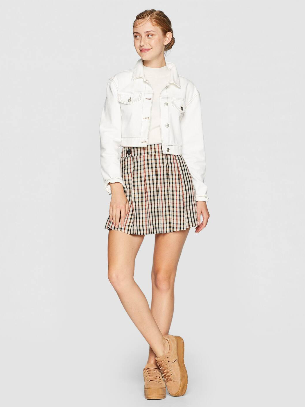

Джинсовая куртка Stradivarius 05742817004 L Белая