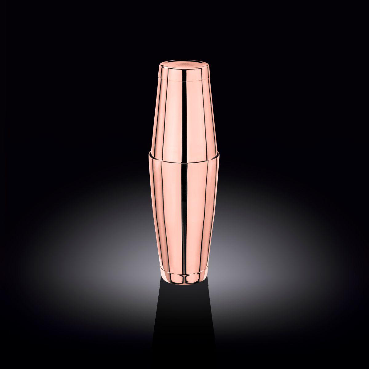 

Шейкер Wilmax St.Steel Copper с двойным дном 550х800 мл (WL-552024)
