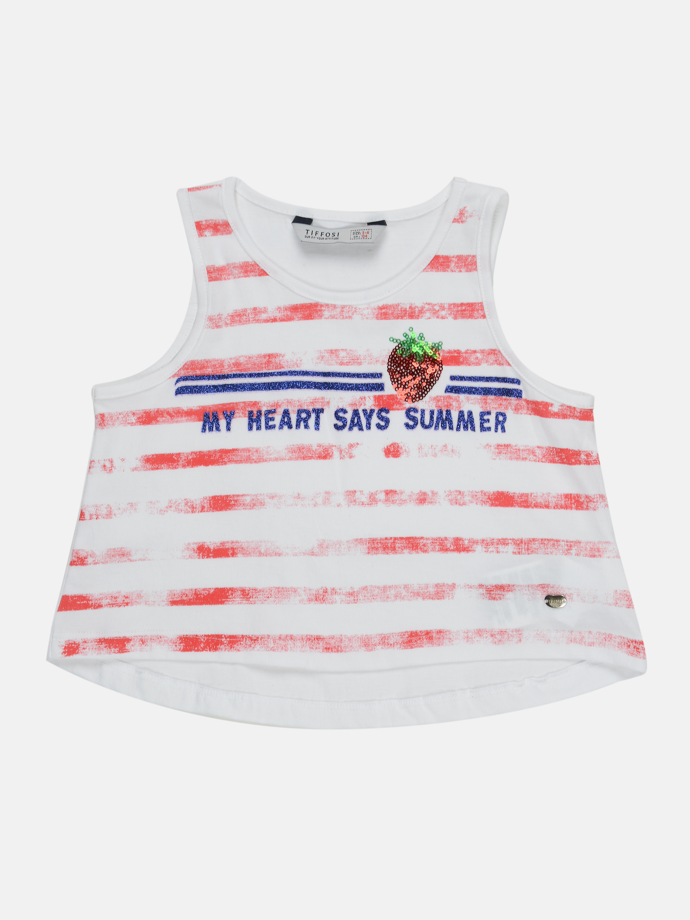 

Майка Tiffosi 10026766-508 110 см Красная