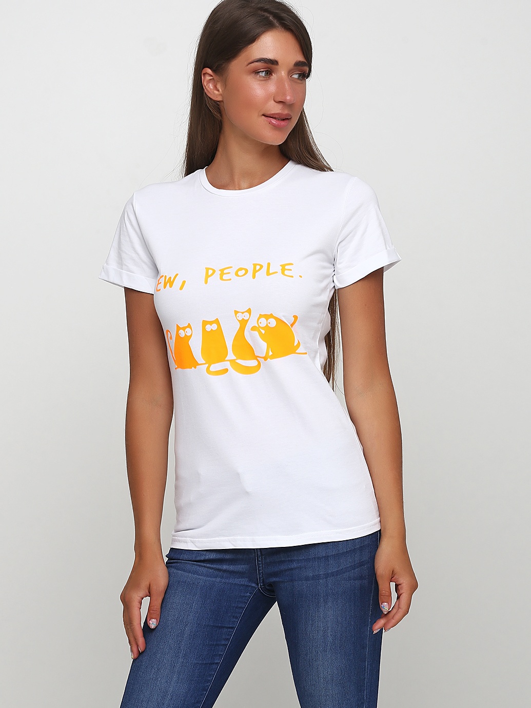 

Футболка Malta 19Ж441-24-П2 Ew people-OR M (44) Белая