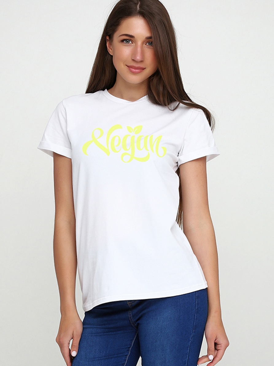 

Футболка Malta 19Ж441-24-П2 Vegan Lime XXL (50) Белая