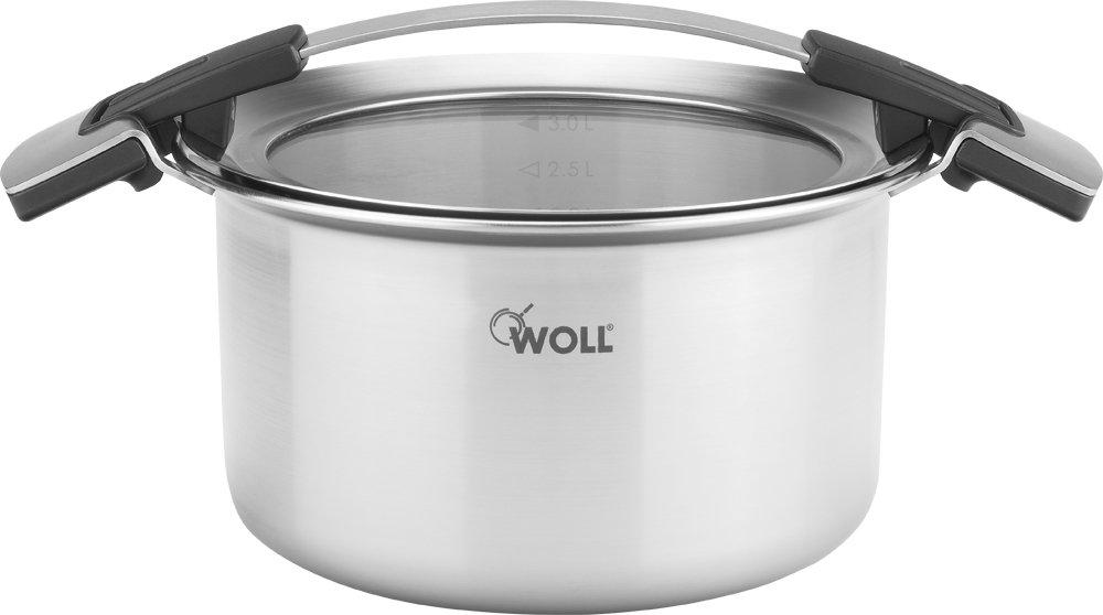 

Кастрюля Woll CONCEPT PRO со стеклянной крышкой 20х11 см/3.5 л