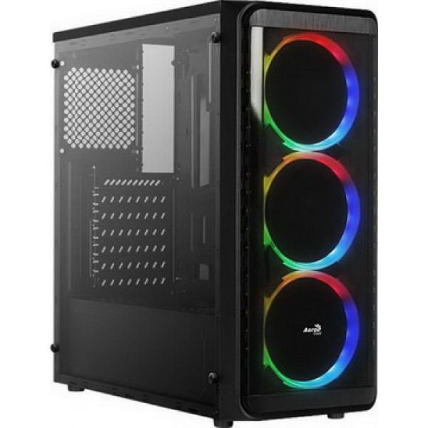 

Корпус AEROCOOL SI-5200 RGB BG Black без БП