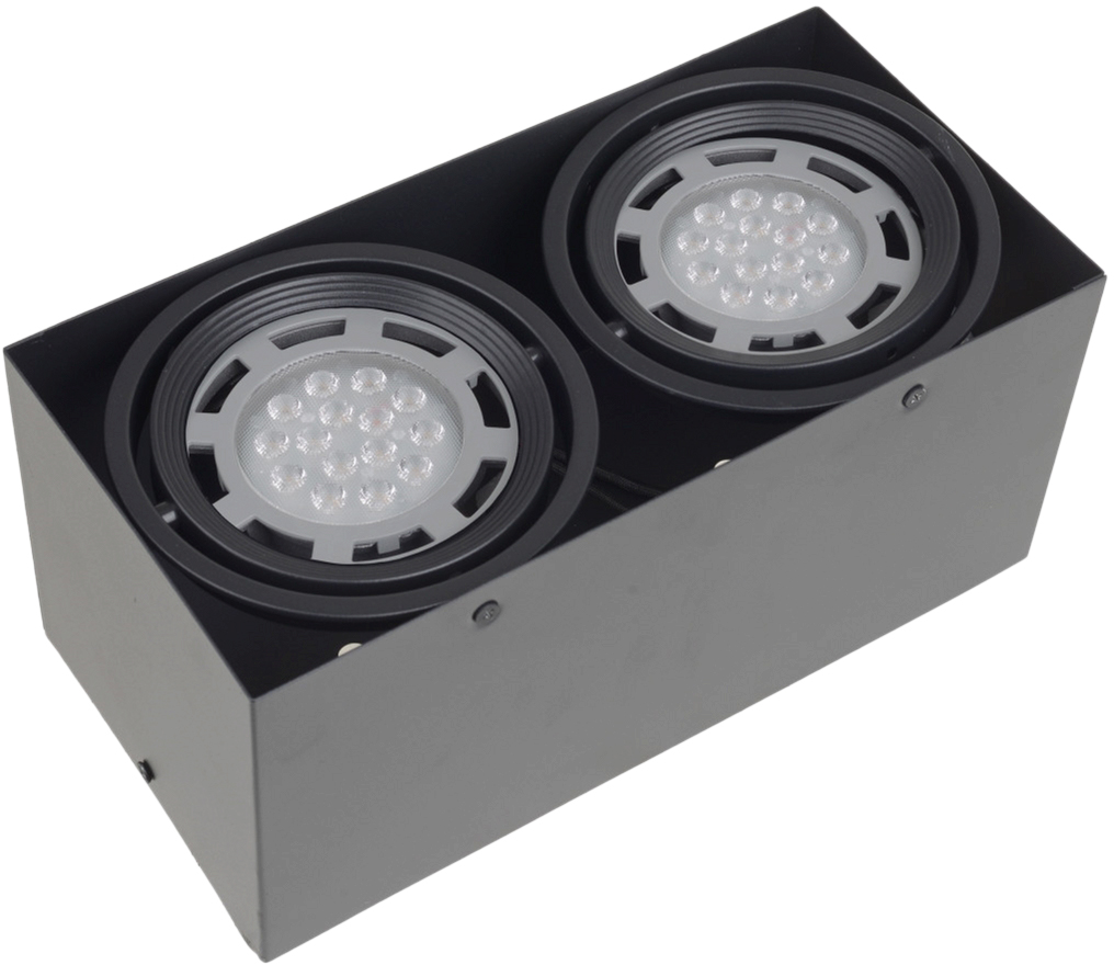 

Точечный светильник Brille AL-720/2 AR111 BK (36-375)