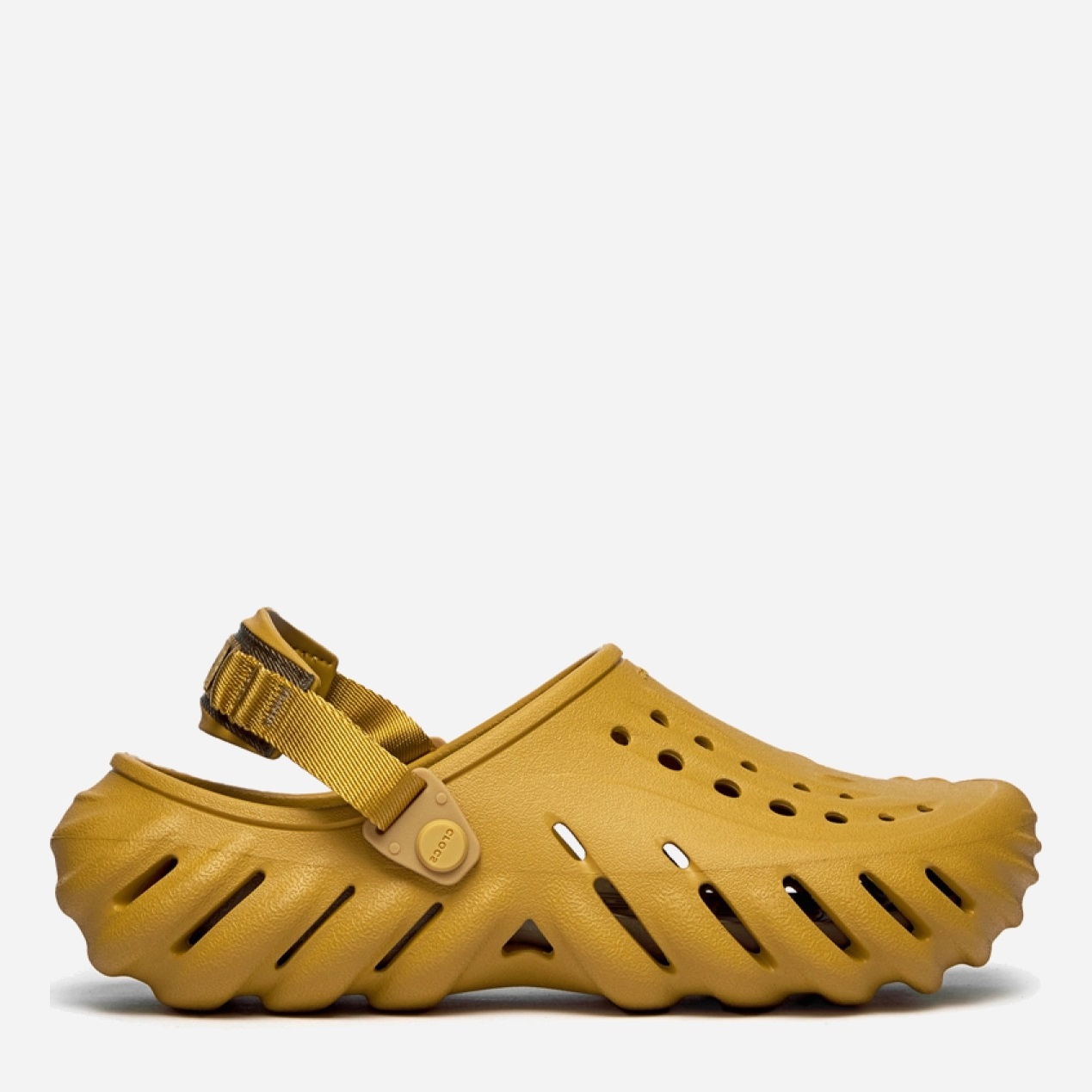 Акція на Жіночі крокси Crocs Echo Clog 207937-76A 36/37 (M4/W6) 22 см Гірчичні від Rozetka