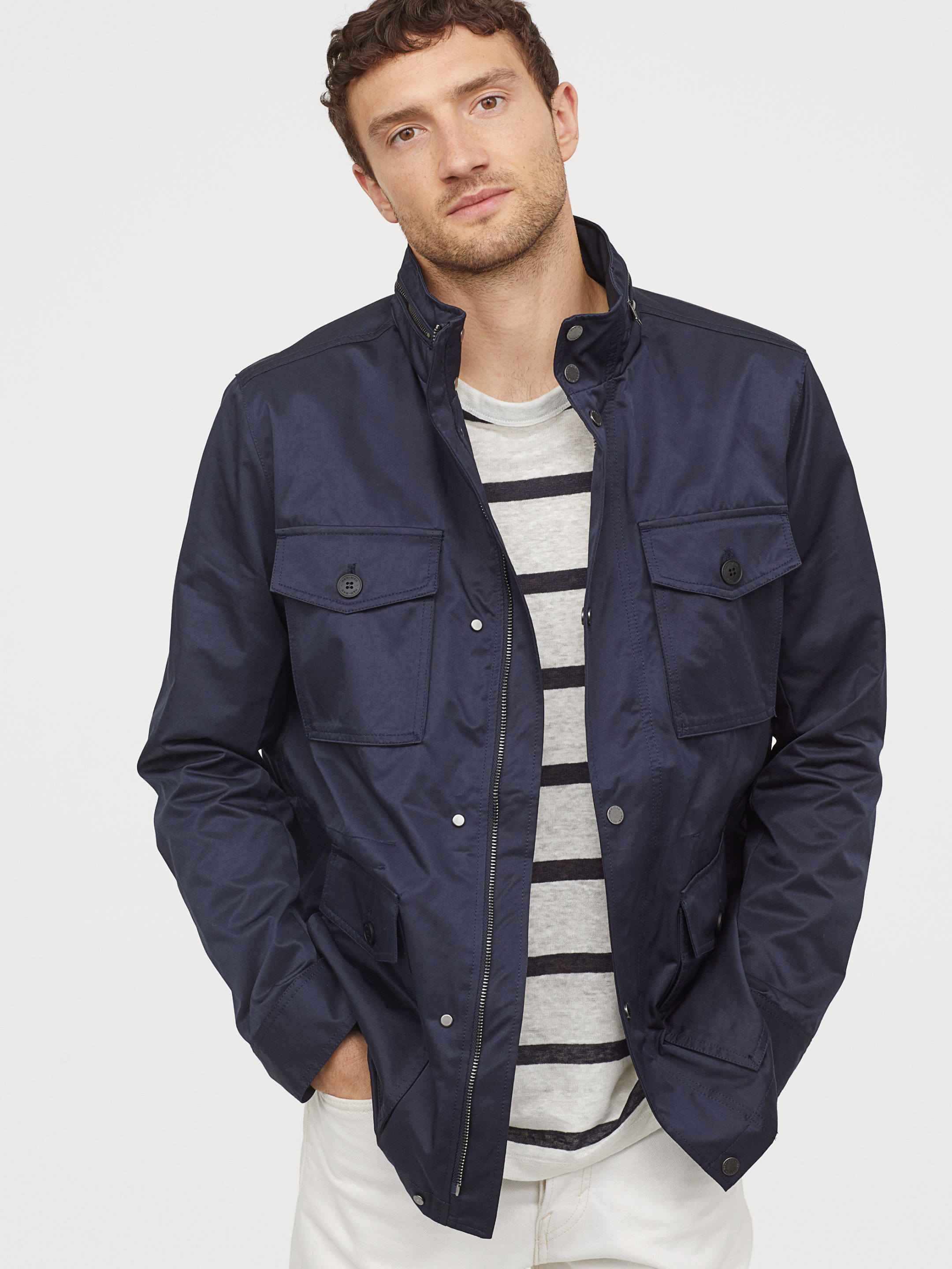 

Ветровка H&M 0694111-0 L Синяя