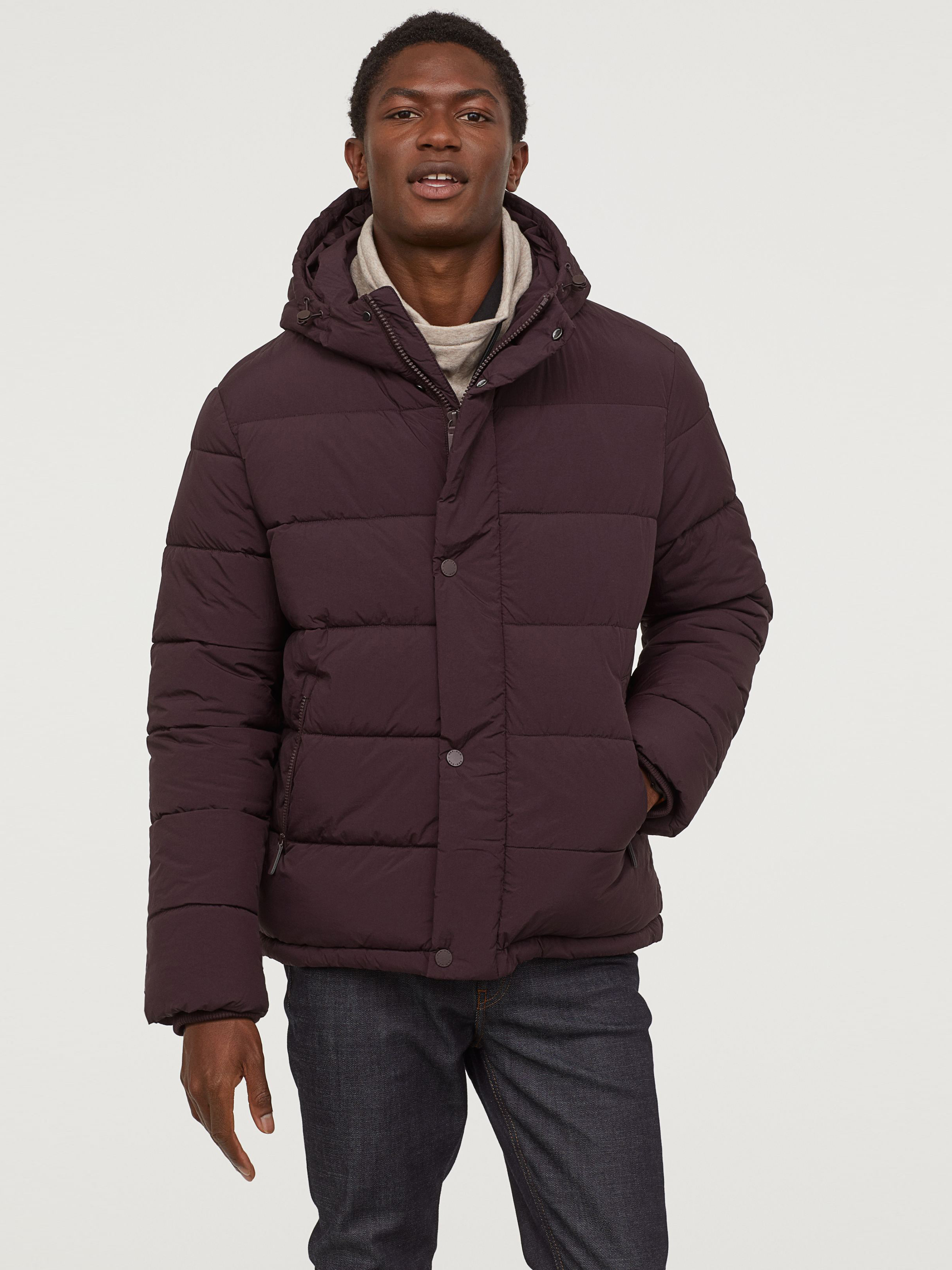 

Куртка H&M 0769070-0 M Бордовая