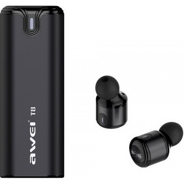 

Bluetoot-гарнитура Awei T8 Twins Earphones Black (F_58475)