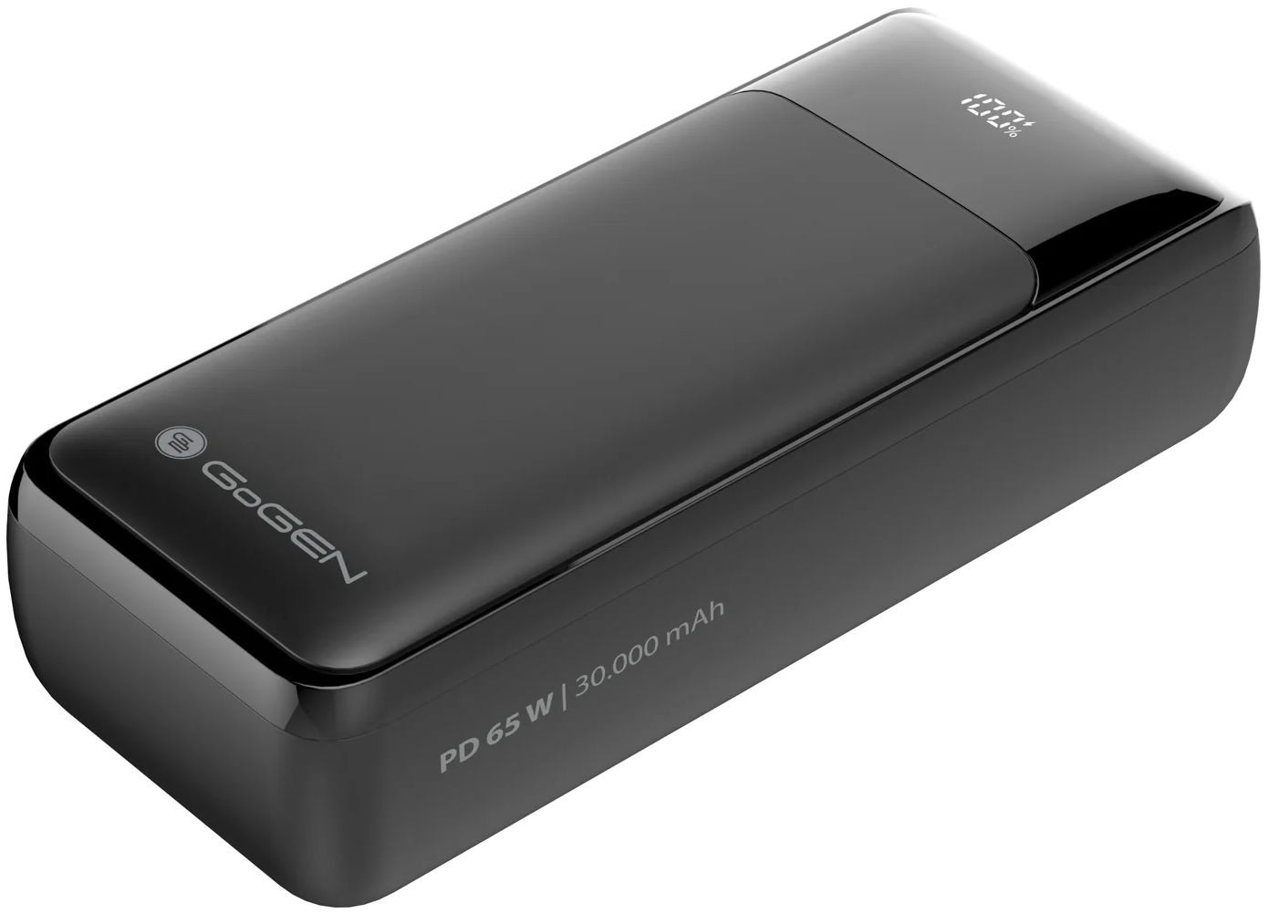 фото Зовнішній акумулятор (павербанк) GoGen PB300002B 30000mAh Black