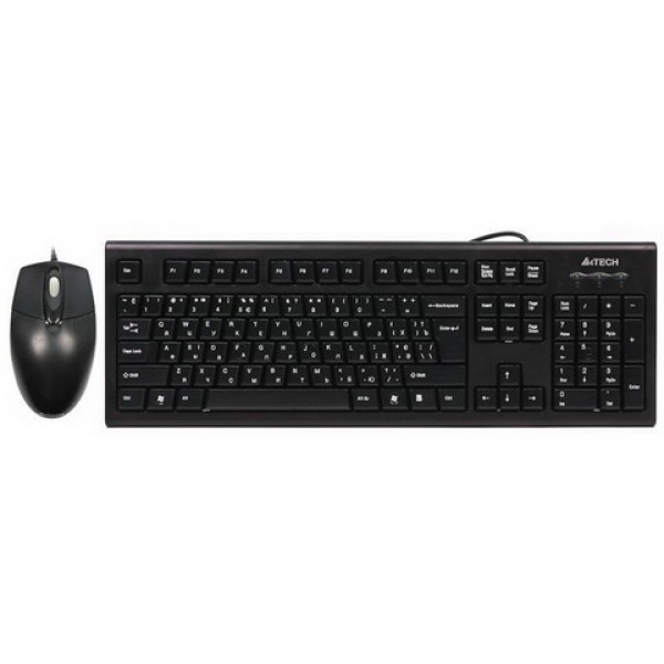 

Комплект (клавиатура, мышь) A4Tech KRS-8572 Black USB