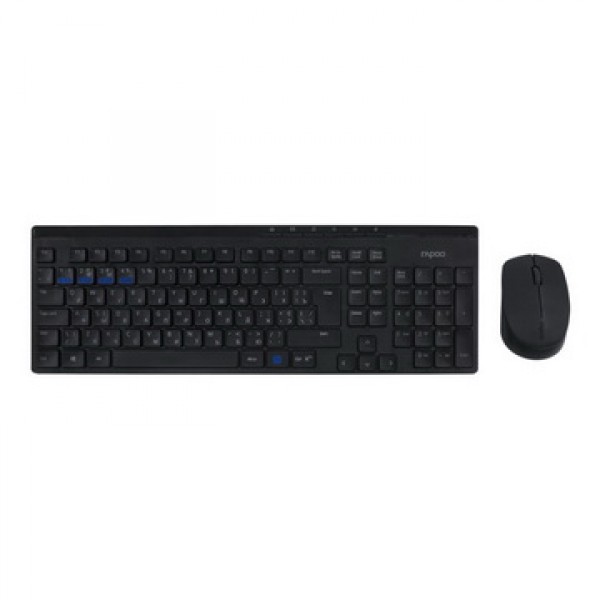 

Комплект (клавиатура, мышь) Rapoo 8100M Wireless Black