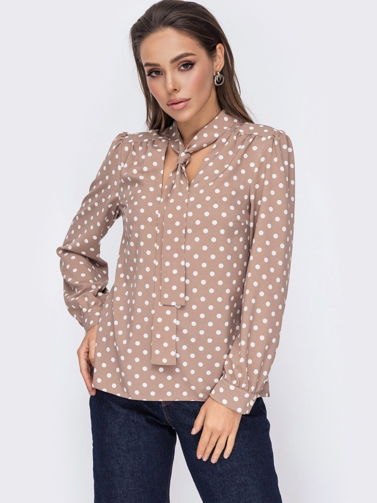 

Блузка Dressa 52660  Бежевая, Блузка Dressa 52660 48 Бежевая