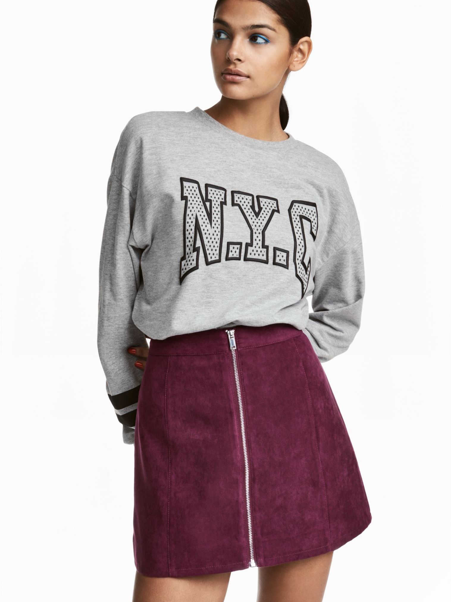

Юбка H&M 5148656RP1 34 Фиолетовая