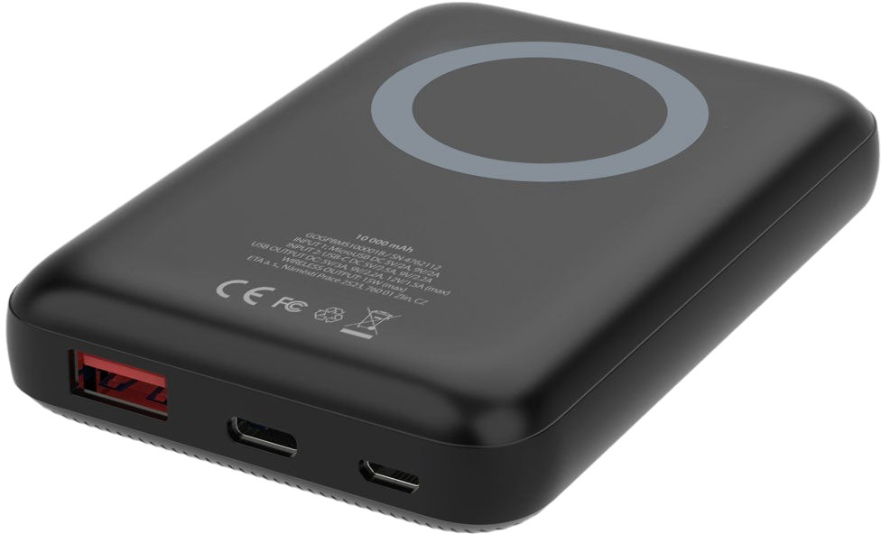 фото Зовнішній акумулятор (павербанк) Gogen PBMS100001B 10000mAh Black
