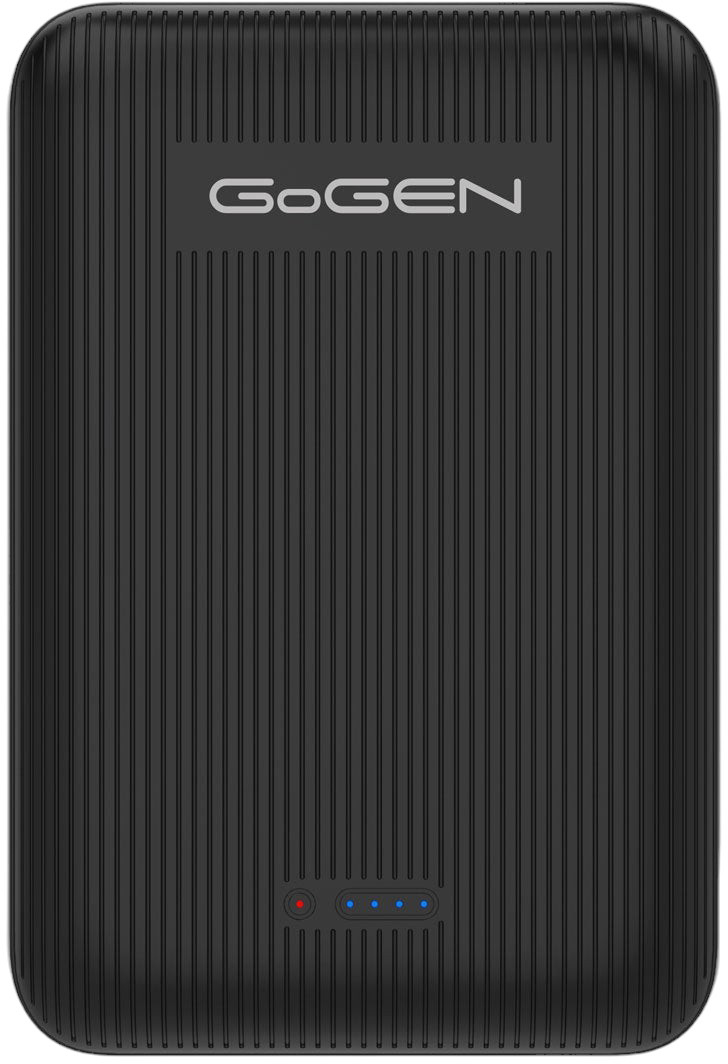 фото Зовнішній акумулятор (павербанк) Gogen PBMS100001B 10000mAh Black